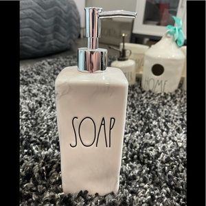 rae dunn marble soap dispenser